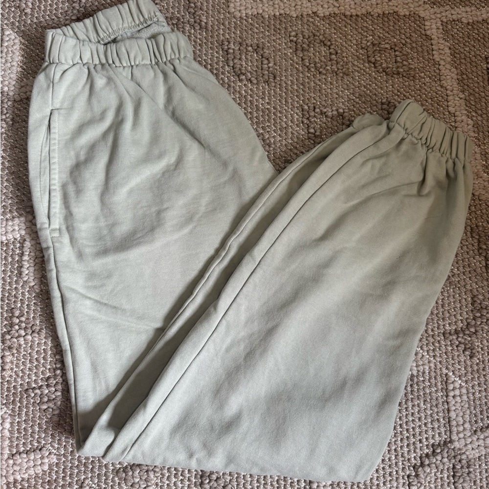 Brandy Melville light Green sweat pants